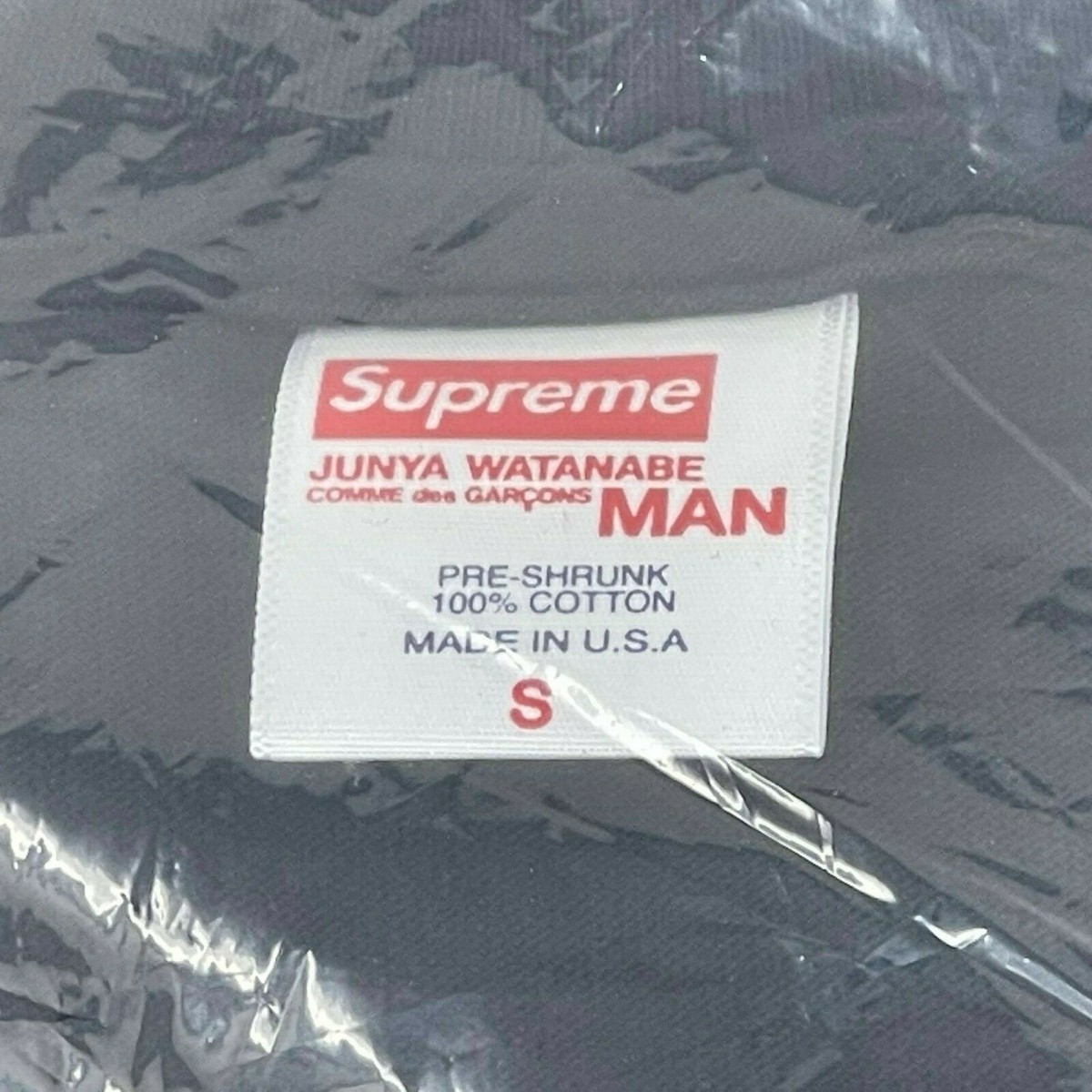 Supreme Junya Watanabe CDG Man Bug Black Tee FW21 Size Supreme Junya Watanabe CDG Man Bug Black Tee FW21 Size