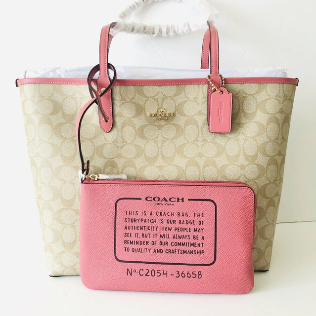 coach city tote reversible