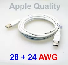 High Quality 10FT Apple White USB 2.0 Type-A Male to Male Cable (USB2.0-AM-10FT)