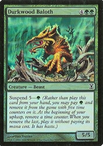 MTG - Time Spiral - Durkwood Baloth - 2X - Foil - NM - Picture 1 of 1