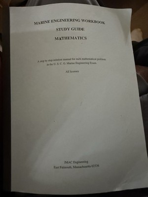Marine Engineering Workbook Study Guide Mathematics