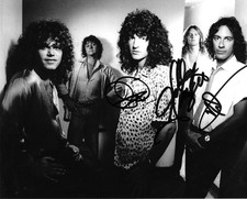 *  REO SPEEDWAGON * signed 8x10 photo * CRONIN, GRATZER & DOUGHTY * COA *