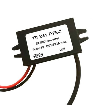 Vereinfachter Anschluss mit USB C Schnittstelle am Step Down Lademodul