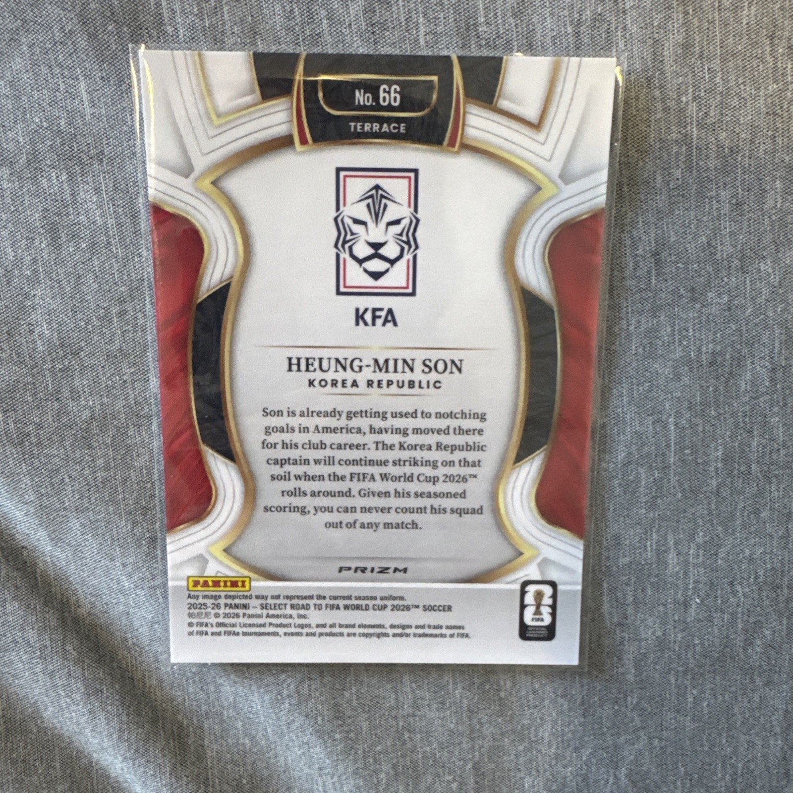 2026 Select FIFA World Cup - Heung-Min Son Terrace #66 Red Ice