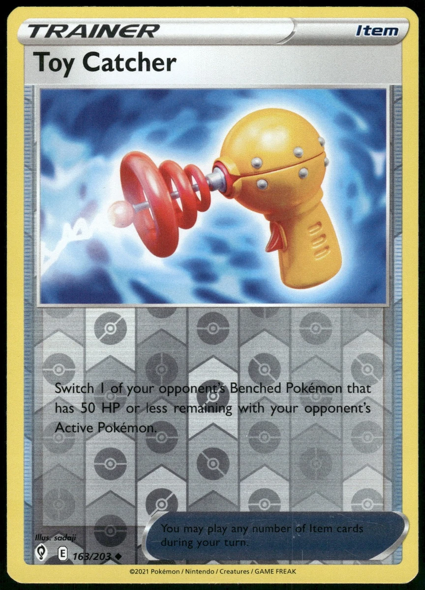 toy catcher pokemon card price  Prime 157/162 You may play any number Item cards during your turn Toy Catcher [Reverse Holo] #163