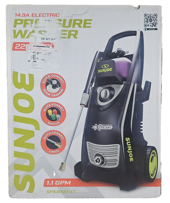 #ad Sun Joe SPX3000 XT1 Clean Electric Pressure Washer 14.9 Amp New In Box $210.00