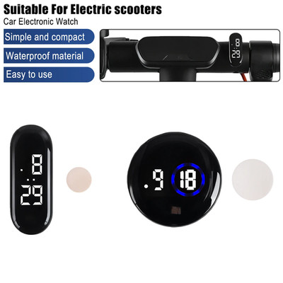 Time Clock Mini Digital Clocks Watch Sensitive Display for Xiaomi Series Scooter