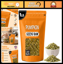Raw Unsalted Pumpkin Seeds Pepitas - 1 lb Resealable Bulk Bag, Crunchy  Fresh