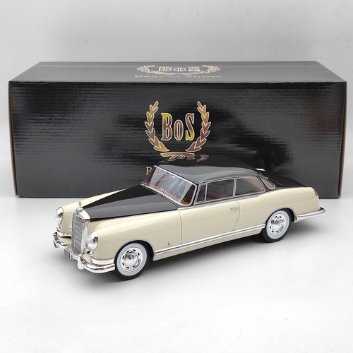 BOS 1/18 Mercedes-Benz 300B Pininfarina 1955 Black BOS124 Resin Model Limited - Picture 3 of 7