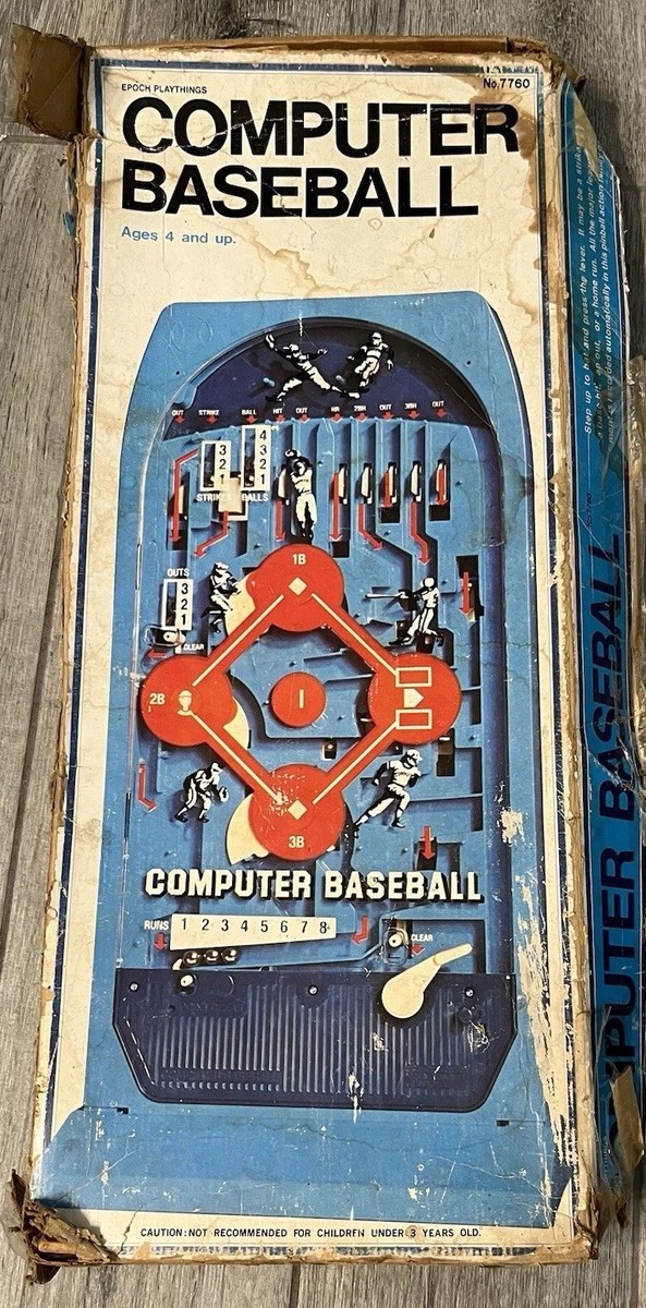1976 Computer Baseball Game By Epoch Playthings Pinball Game