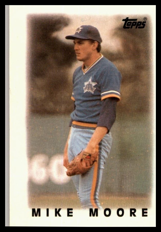 1986 Topps Major League Leaders Minis #30 Mike Moore