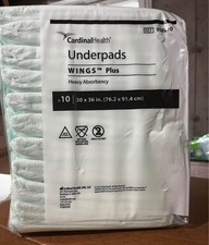 QUILTED UNDERPAD 30"X36" BED PADS Pack of 10 Pieces Max Absorbency Disposable