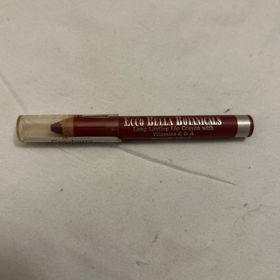Ecco Bella Botanicals long lasting lip pencil crayon natural colored cranberry