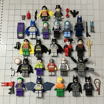 Rare Lego Batman 2 and DC Superheroes Minfigure Lot Of 22 B3 25