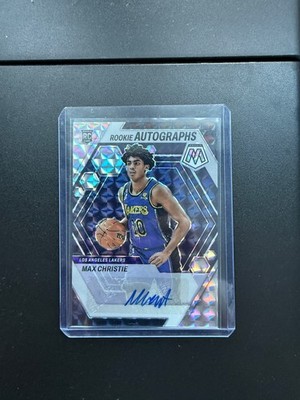 2022-23 Panini Mosaic Max Christie Rookie Auto 