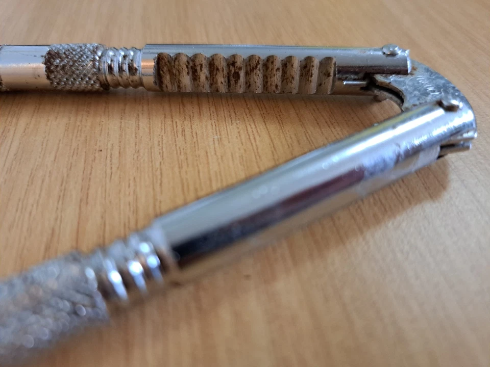 Vintage Heuck HMO Metal Nutcracker Set With Cracker And 3 Picks - Image 4 of 4