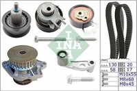 Schaeffler INA 530 0089 31 Wasserpumpe + Zahnriemensatz FüR Audi Seat Skoda VW