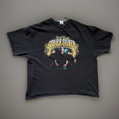 Camiseta Pawn Stars Para Hombre 3XL Programa de TV Dorado Plata Las Vegas De Colección Tienda Promo Camiseta