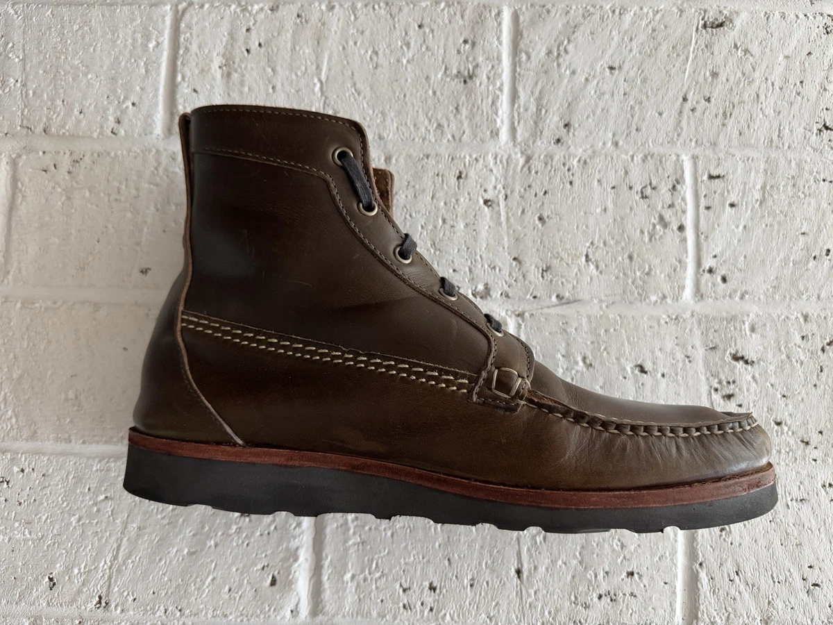 NWOT Quoddy x Sperry Field Boot Duck Cavalier Whiskey Leather Waterproof Sole 11 quoddy boots products for sale | eBay main image 4