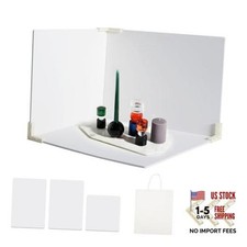 3 PCS Board Photo Backdrop, 15.8x11.8 Inch Waterproof Photography White 3