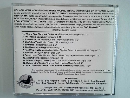 Bob Ringwald – Évalué R Volume 3 CD 2006 Humoristique Jazz Comédie Mountain Or - Photo 2 sur 2