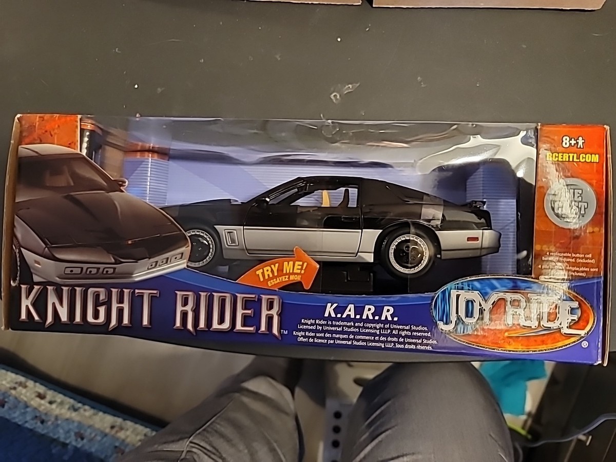 Knight Rider KARR, 1982 Pontiac Trans Am, ERTL JoyRide, 1/18