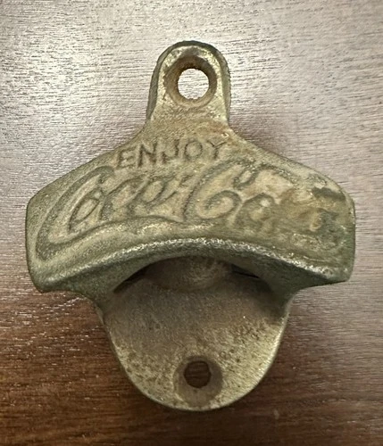 Antique/Vintage Coca Cola Wall Mount Metal Bottle Opener #8