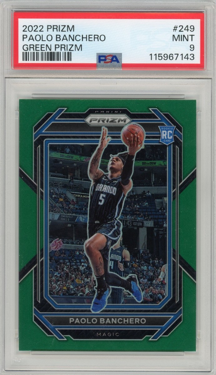 2022-23 Panini Prizm - Paolo Banchero #249 Green Prizm (RC