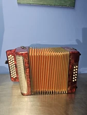 Used hohner Corona G/C/F ll diatonic made germany no case