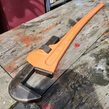 RIDGID ADJUSTABLE  48" STEEL  PIPE WRENCH