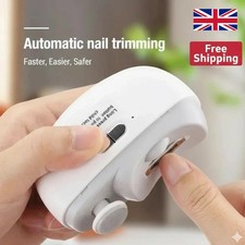 Electric Toe Nail Clippers For Thick Nails Nail Trimmer Cutter USB Rechargeable-