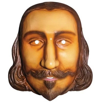 Thanksgiving John Carver Overhead Plastic Mask   One Size Fits Most