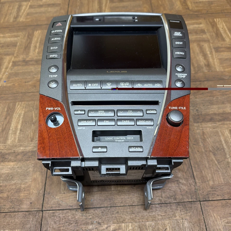 2007-2009 LEXUS ES350 FRONT NAVIGATION RADIO STEREO SCREEN UNIT 86430-33011 OEM - Image 4 of 4