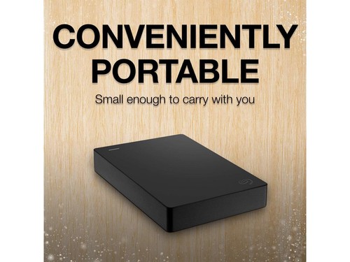Seagate Portable 4TB External Hard Drive HDD Slim - USB 3.0 for PC Laptop and - Afbeelding 4 van 5