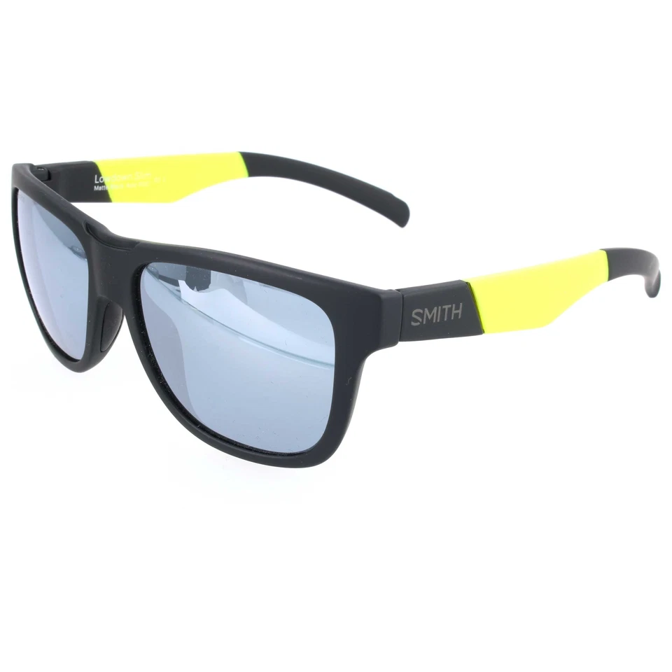 Smith Optics Unisex 54 mm Matte Black Yellow Sunglasses LOWDOWNSLIM-N-PGC-54