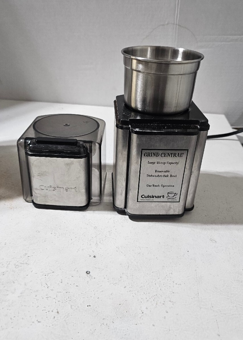 Cuisinart Coffee Grinder Grind Central Stainless Steel DCG-12BC