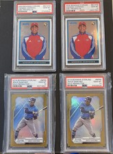 2019 Bowman Sterling Jesus Sanchez Gold Refractor PSA 10, Cespedes, Luis, + Mesa