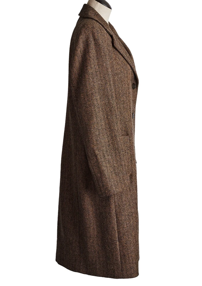 Abrigo Luciano Barbera, Lana, Cachemira, Cabello Camello, Talla 12 Mujer Foto 3 de 4