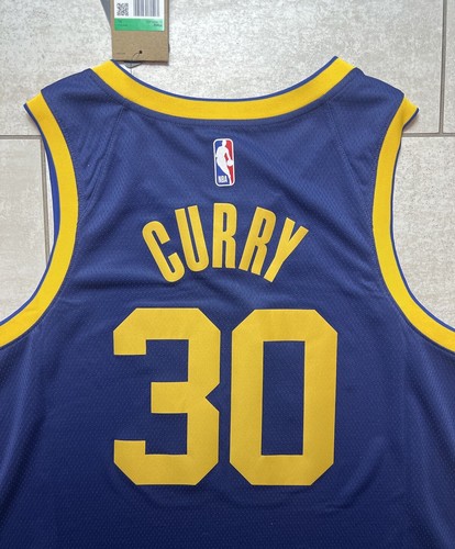 Jordan Brand Stephen Curry Navy Golden State Warriors Statement Trikot Gr. 52 - Bild 7 von 10