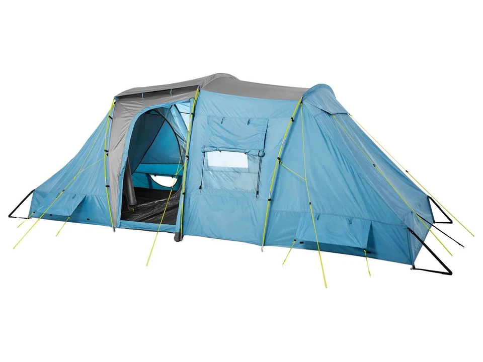 Großraumzelt Crivit Familienzelt Zelt Ferienzelt Campingzelt 2 x Räume Neu OVP - Bild 2 von 4