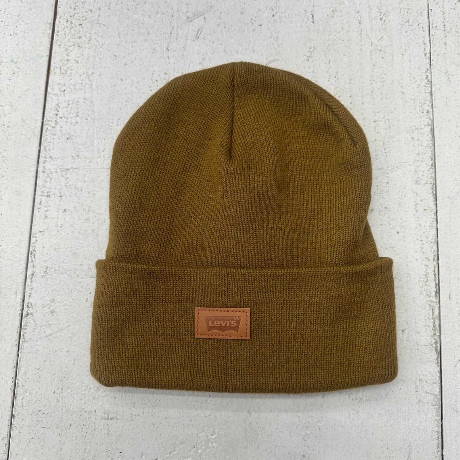 Levi's Army Green Basic Everyday Soft Knit Beanie… - image 1