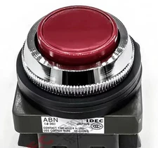 1pcs IDEC push button switch ABN101R 1NC 30mm