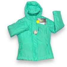 Champion 3-in-1 Jacket Sz 6 6x Mint Green Detachable Adjustable Cuff Hood Pocket
