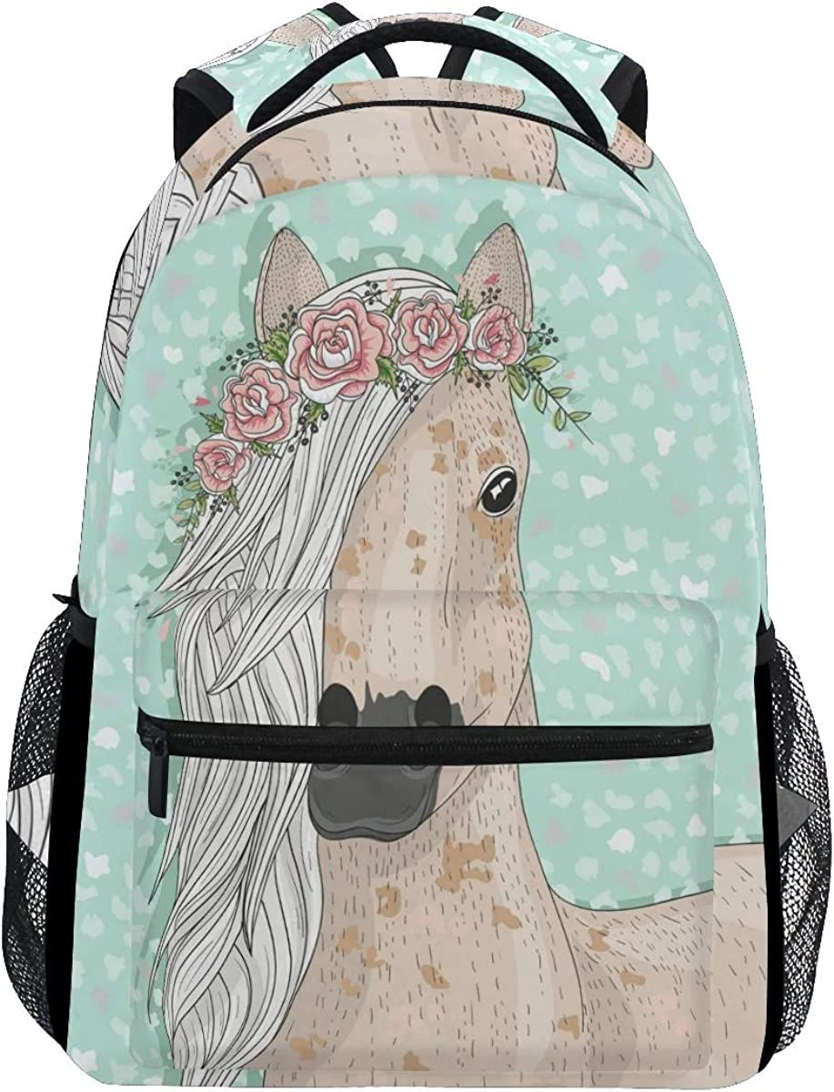 Flower backpacks for school cheap