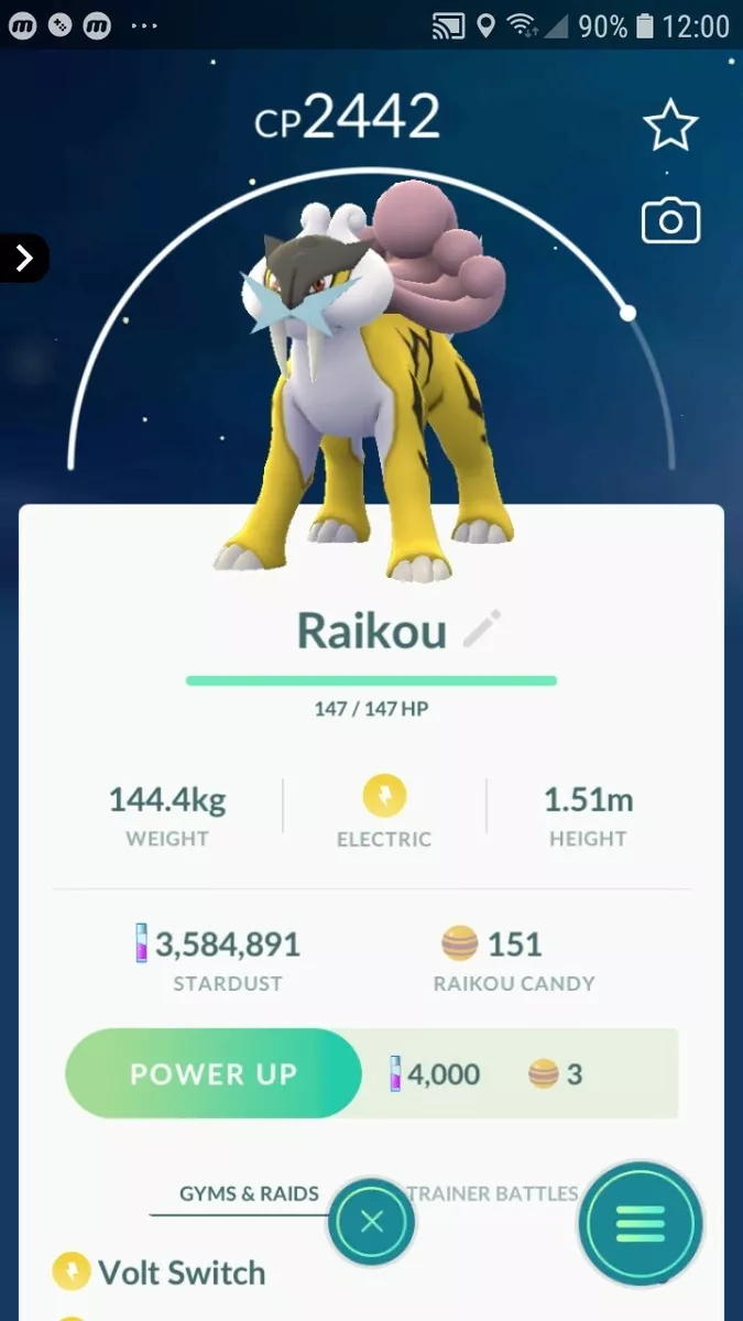 Trade Raikou Pokemon Go - MrPasiyaz