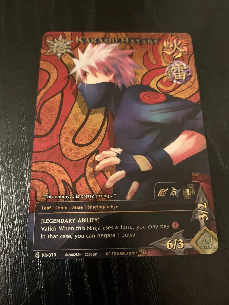 Naruto Photo card Hatake Kakashi Promo A