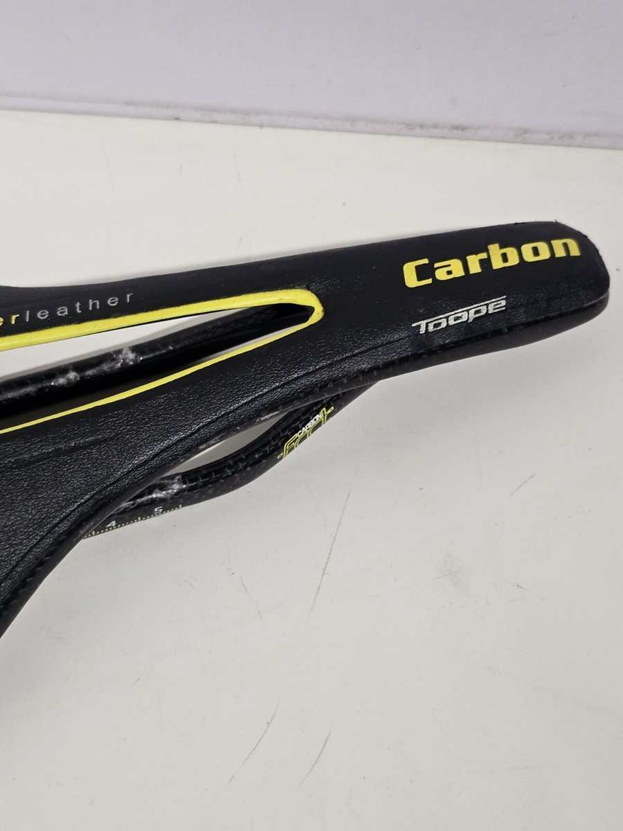 Pura Raza Selle de vélo confortable en carbone pour VTT Noir
