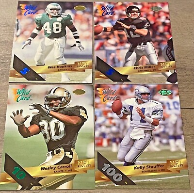 1993  Wild Card Football Rare Striped Complete Your Set, You Pick One