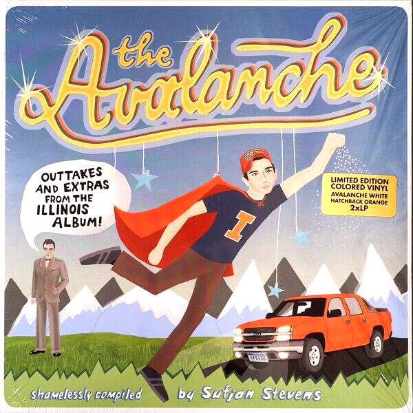 Sufjan Stevens The Avalanche Outtakes/Extras Illinois Orange/White 2LP Vinyl