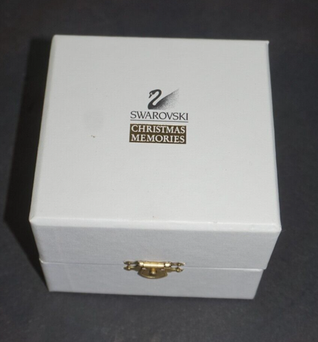1997 Swarovski Crystal Angel Trumpet Christmas Memories Ornament w Box - Picture 6 of 6